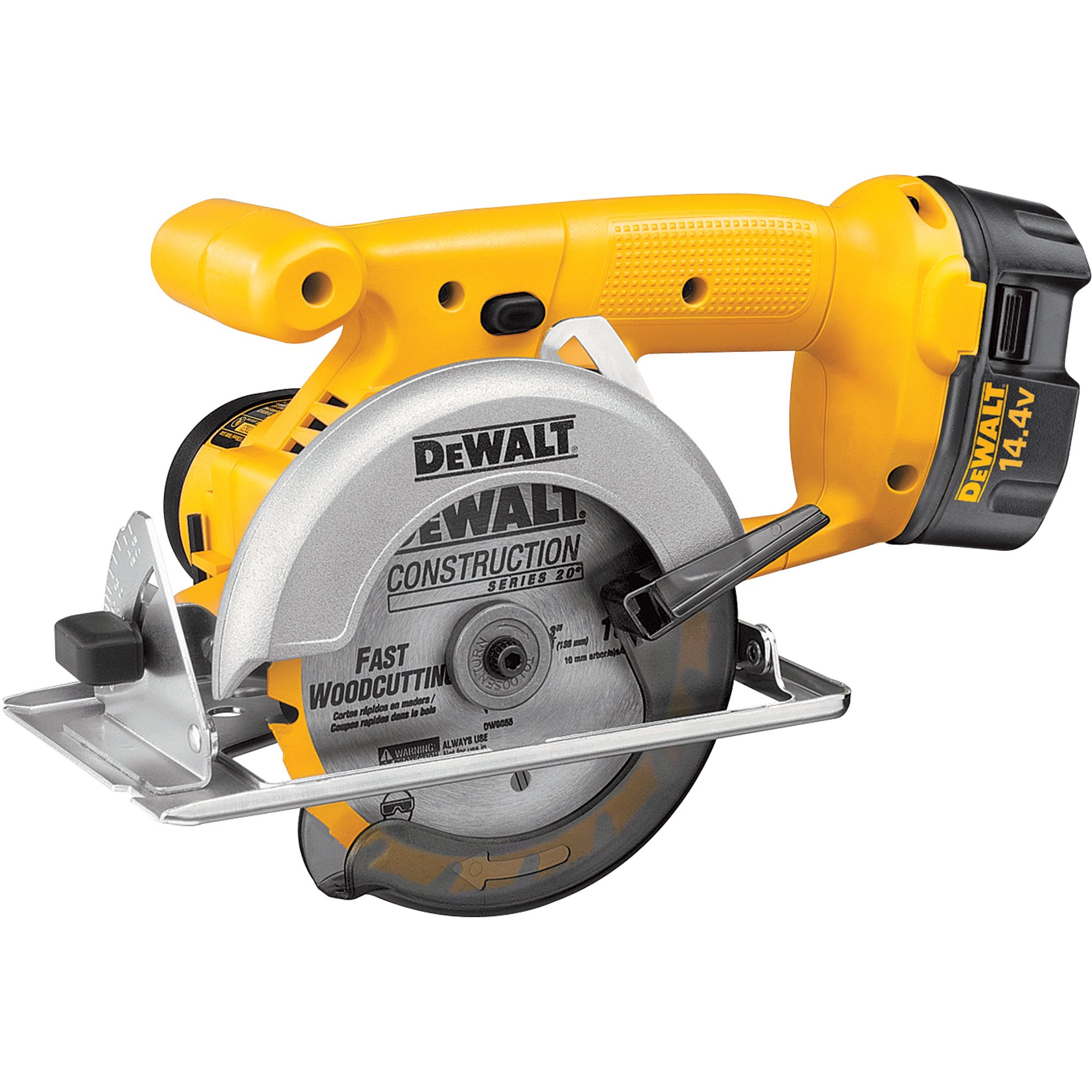 DEWALT Heavy-Duty Cordless Trim Saw Kit — 5 3/8in., 14.4 Volt, Model# DW935K